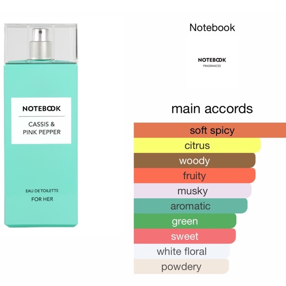 Notebook Cassis & Pink Pepper 100ml ITALY, NEW in BOX! - Picture 9 of 13